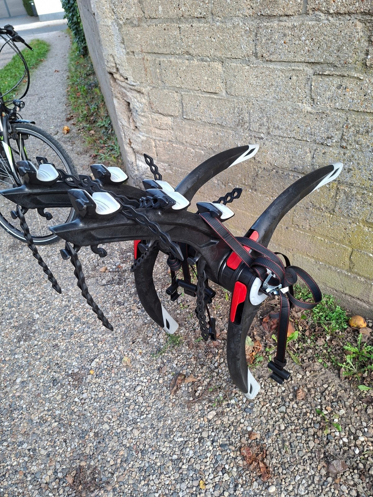 G3 achterklep fietsendrager, Ophalen