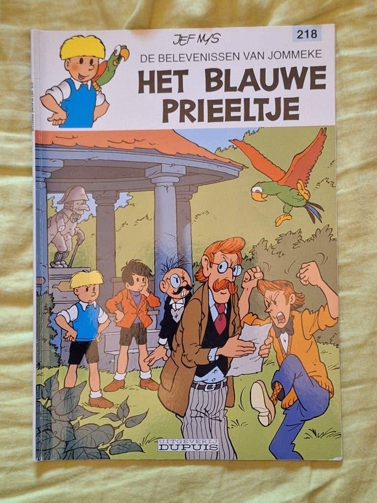 Jommeke 218: het blauwe prieeltje, Eén stripboek, Ophalen of Verzenden, Gelezen