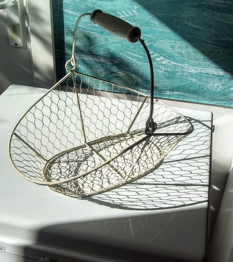 Panier décoratif en fil de fer, Enlèvement, Autres matériaux, Autres formes, Panier