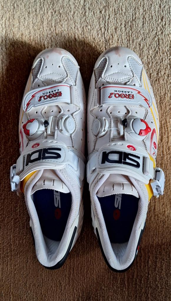 Fietsschoenen Sidi Ergo 2 carbon maat 43, Fietsen en Brommers, Ophalen of Verzenden