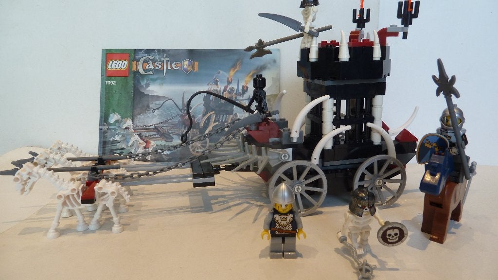 Lego Castle Fantasy Era 7092 Skeletons' Prison Carriage, Kinderen en Baby's, Compleet, Lego, Ophalen of Verzenden, Zo goed als nieuw