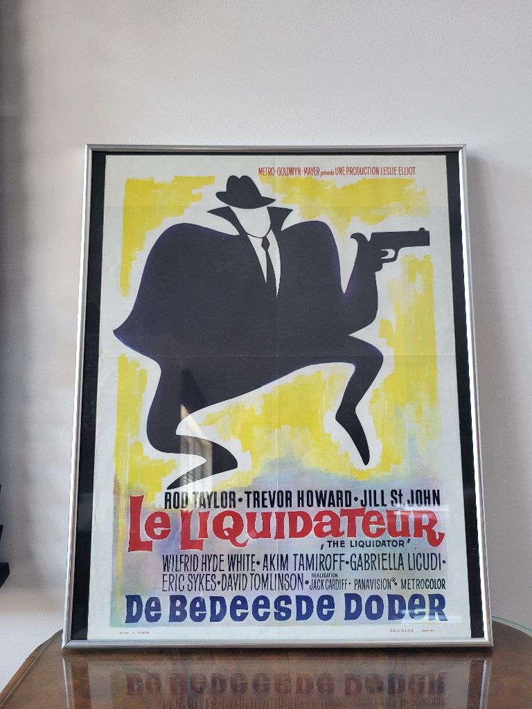 Affiche ou affiche ancienne de film, The Liquidator, 1960, Enlèvement ou Envoi