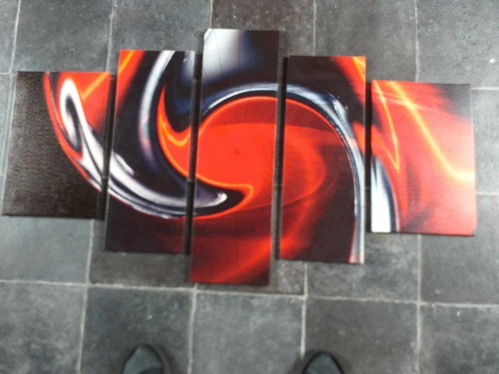 5 delig schilderij in goede staat voor 10 euro ., Enlèvement