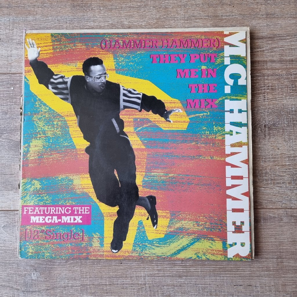 12" MC Hammer – (Hammer Hammer) They Put Me In The Mix, CD & DVD, Vinyles Singles, 12 pouces, Enlèvement ou Envoi, 1990 - 1999
