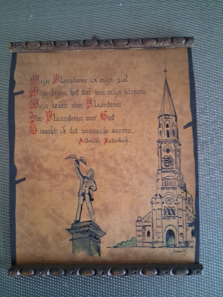 ALBRECHT RODENBACH AFFICHE 1955, Boeken, Ophalen of Verzenden