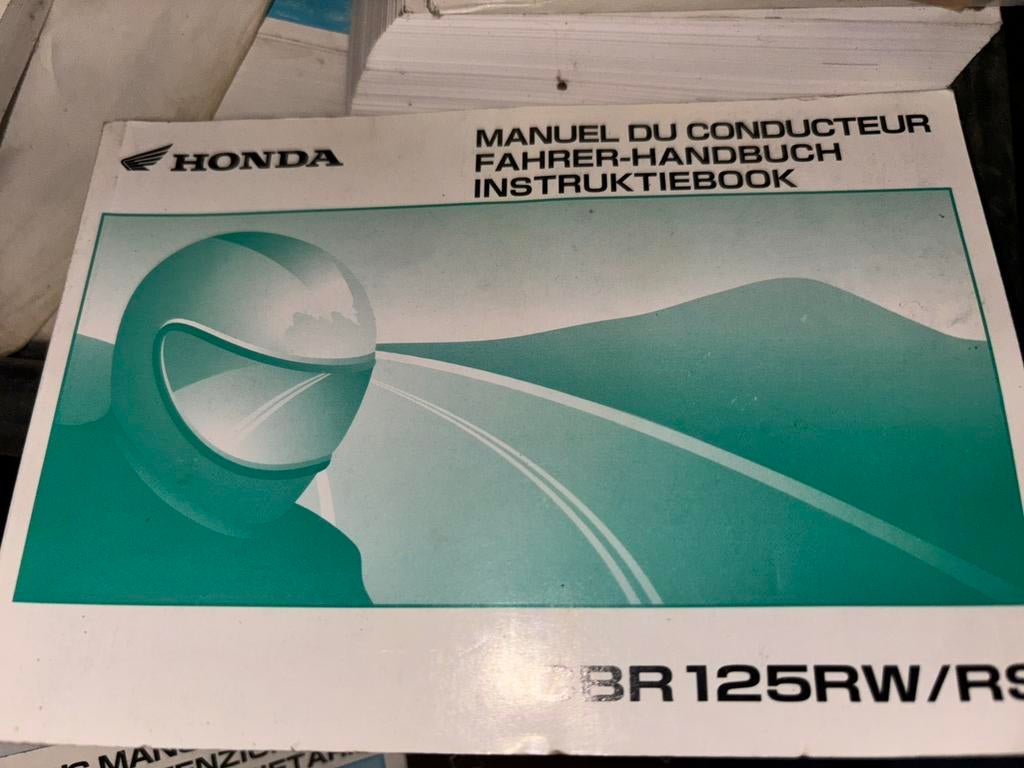 Manuel du propriétaire de la Honda CBR125 RW/RS, Enlèvement ou Envoi, Honda