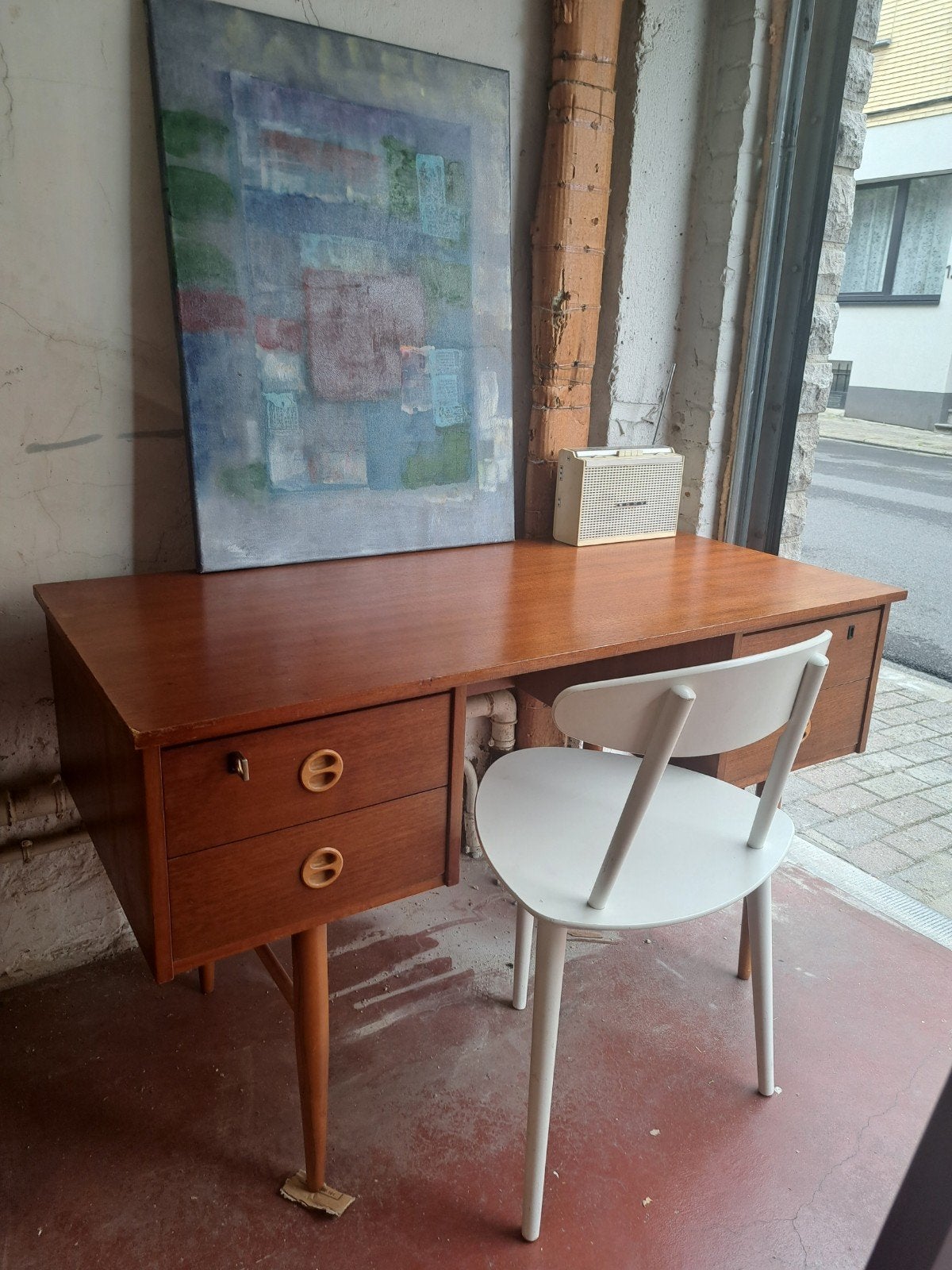 bureau scandinave année 60, Maison & Meubles, Enlèvement, Utilisé