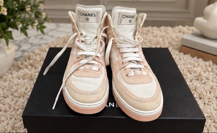 Chanel-sneakers in perfecte staat, Kleding | Dames, Wit, Ophalen of Verzenden, Zo goed als nieuw, Sneakers
