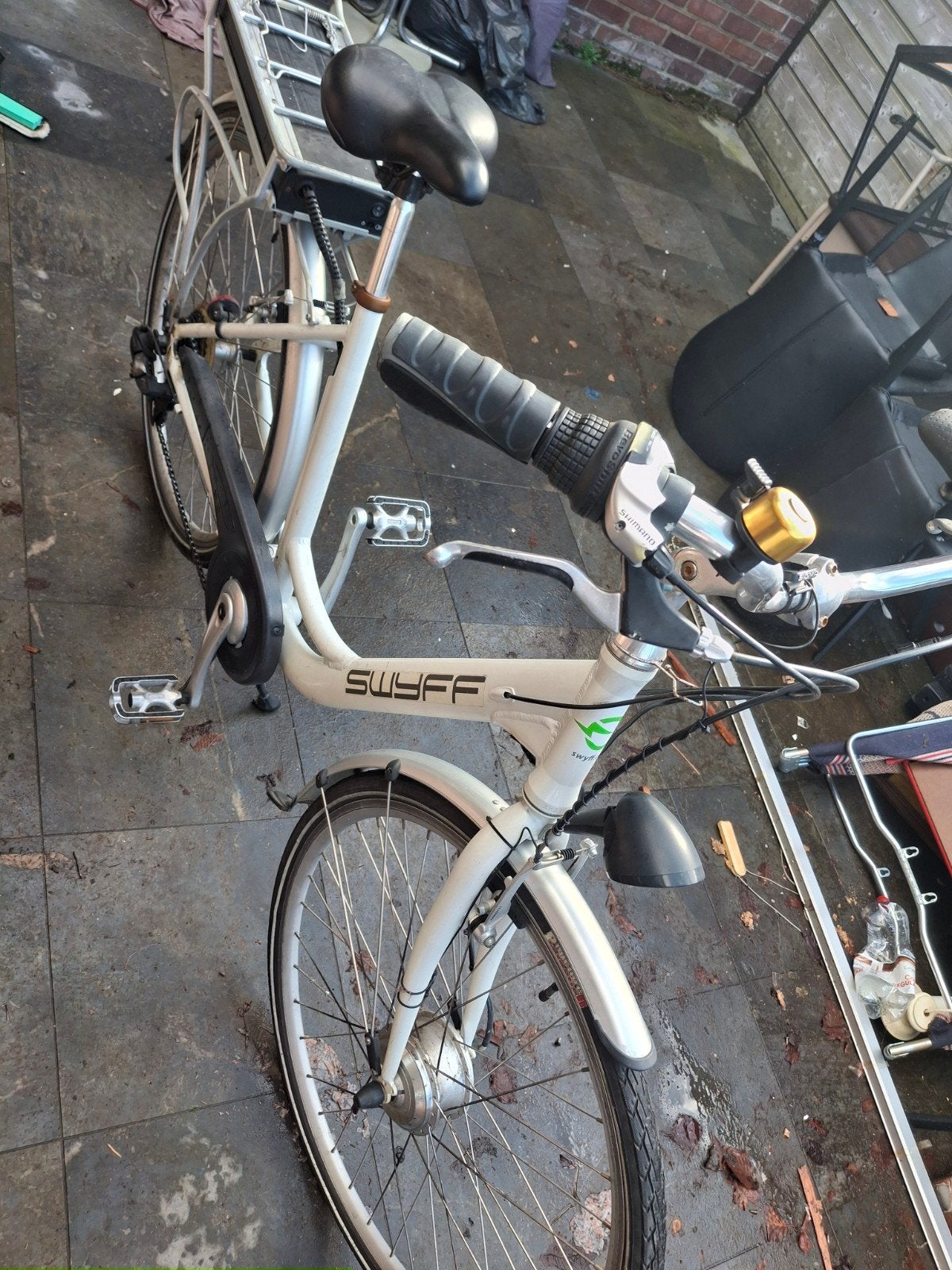 eletrische fiets, Ophalen