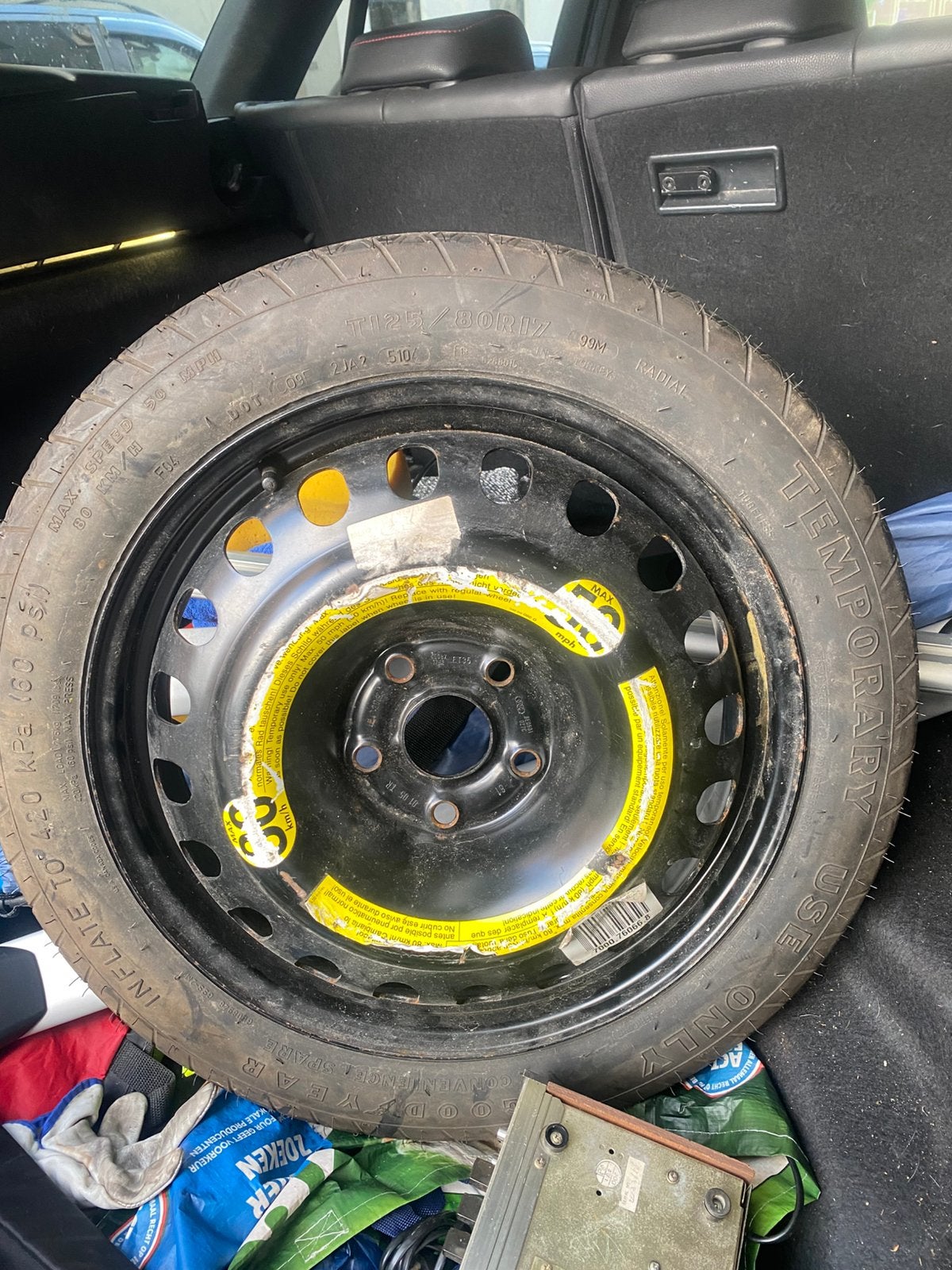 roue de secours galette vw Audi bmw skod opel, Enlèvement ou Envoi