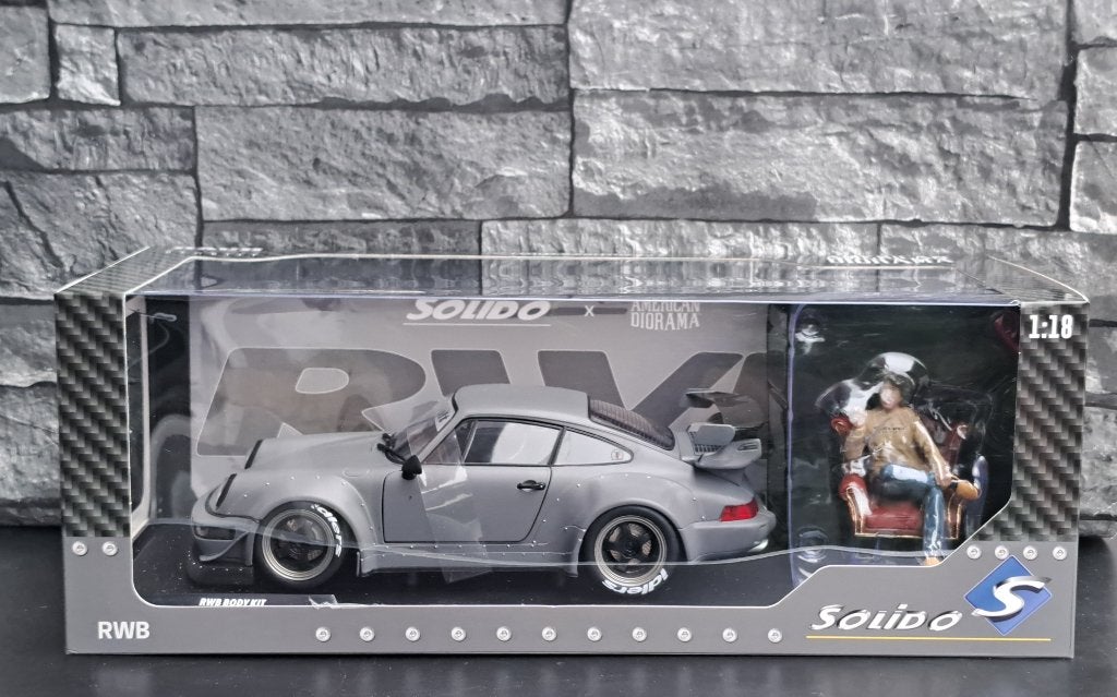 Porsche 911 RWB Bodykit Type 964 1/18ème, Solido, Auto, Solido, Nieuw