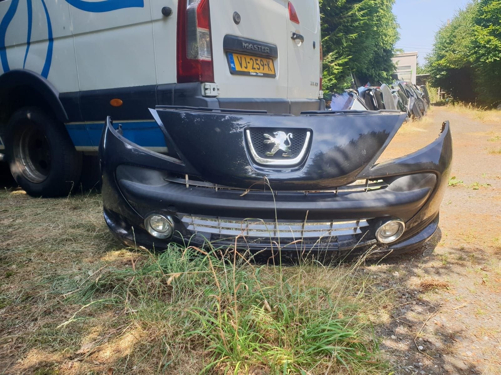 PEUGEOT 207 VOORBUMPER +MISTLAMPEN  BJ 2006 TOT 2009, Auto-onderdelen, Gebruikt, -, Voor, -