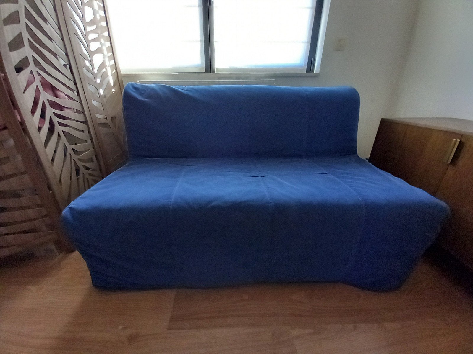 Slaapbank Ikea., Ophalen, Gebruikt, Blauw, Twijfelaar