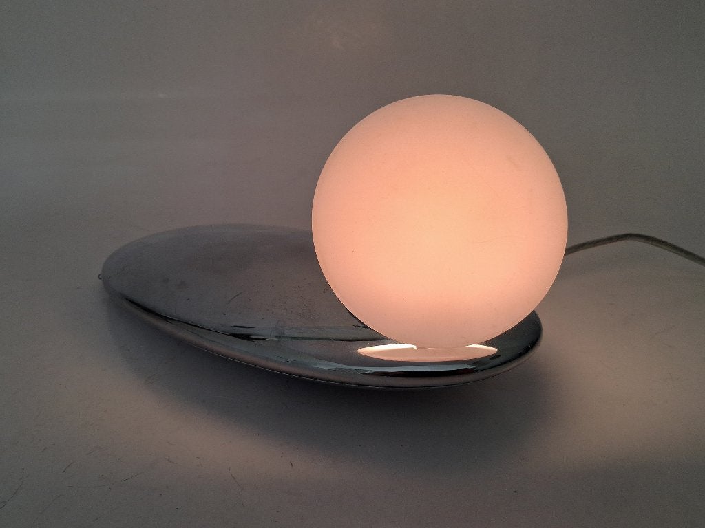 Lampe de table Philips « Ledino », Verre, Argenté, Utilisé, 6 cm