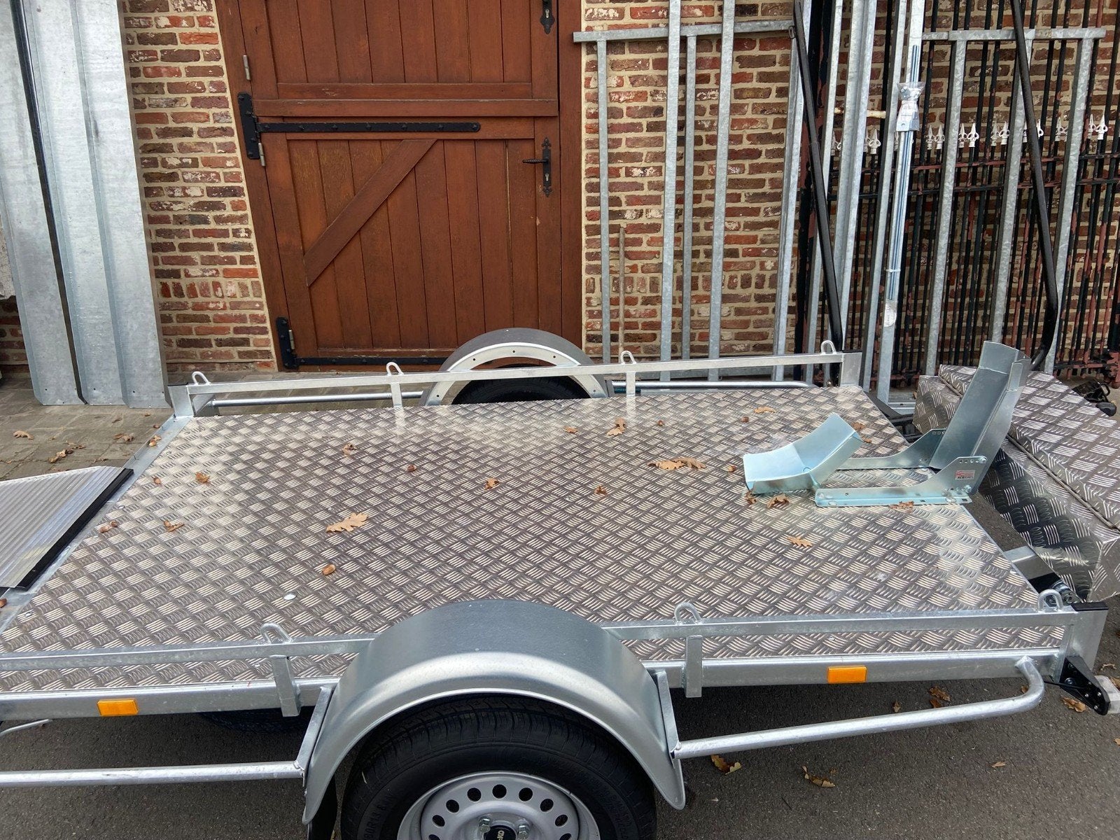 Open remork voor motoren nieuwstaat, Auto diversen, Aanhangers en Bagagewagens, Ophalen
