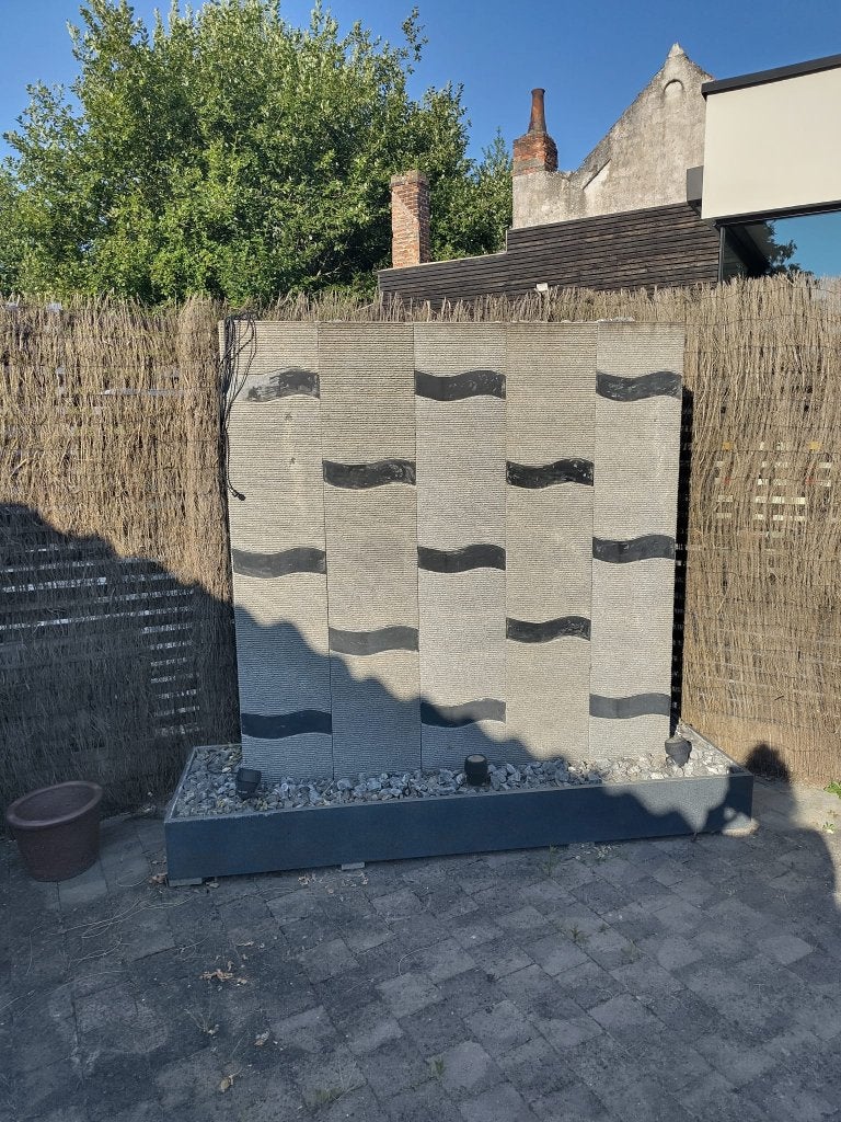 watermuur / tuinfontein, Tuin en Terras, Ophalen, Zo goed als nieuw, Beton, Fontein