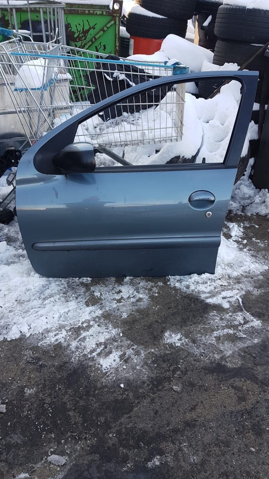 PEUGEOT 206  LINKERVOOR PORTIER BJ 98 TOT 2006, Gebruikt, -, Deur, -
