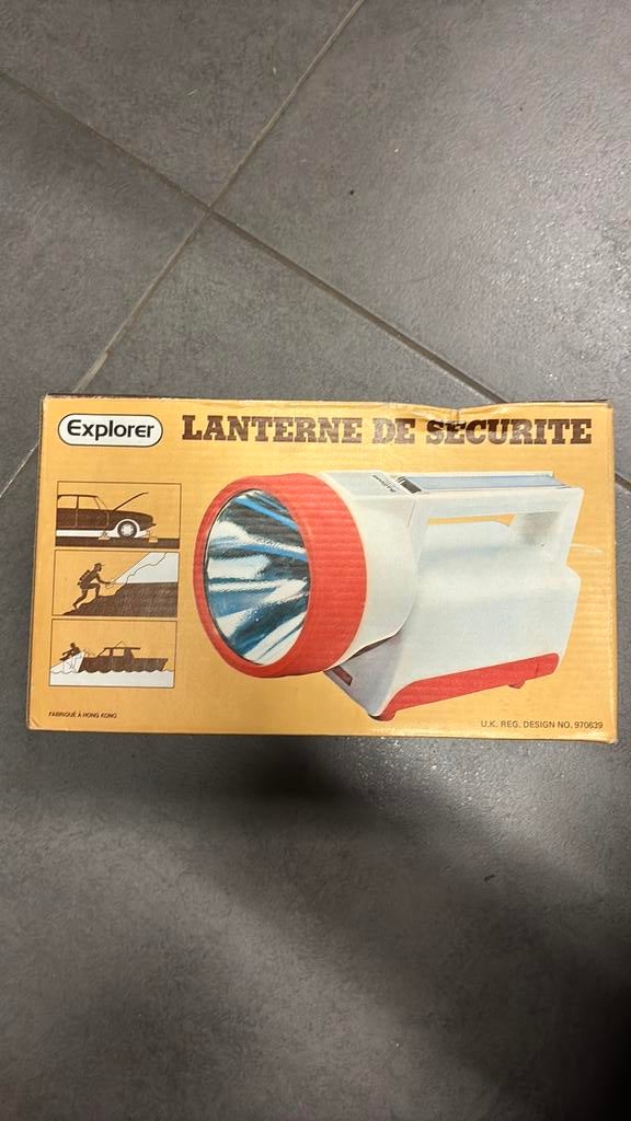 Vintage explorer safety lantern, Ophalen, Zo goed als nieuw