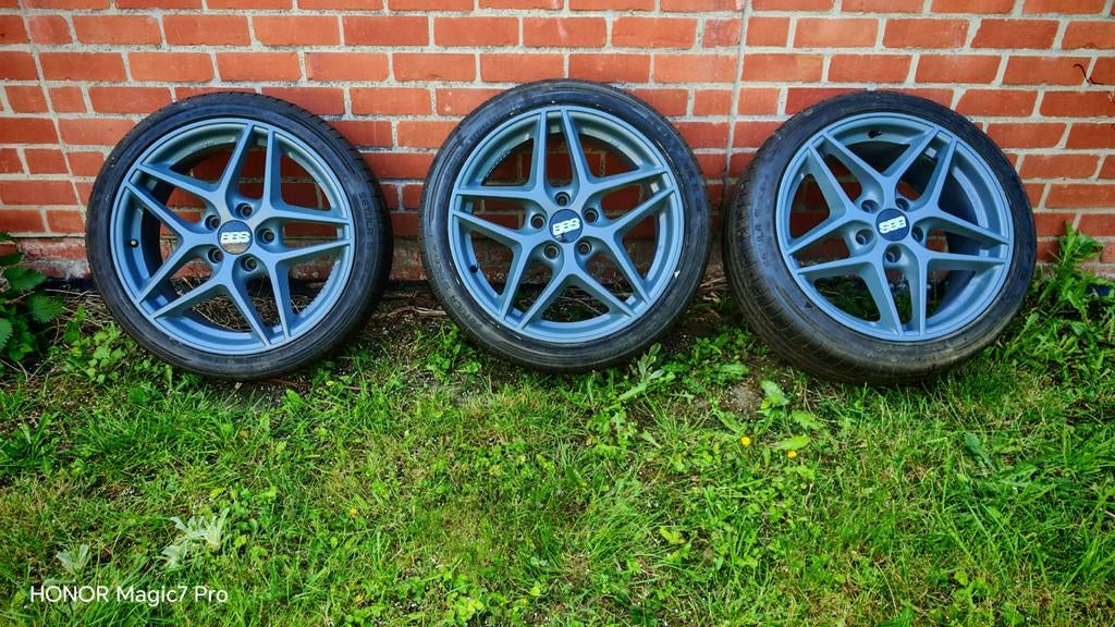 BBS CF 18” Velgen + Banden, Verzenden, 18 inch, Band(en)