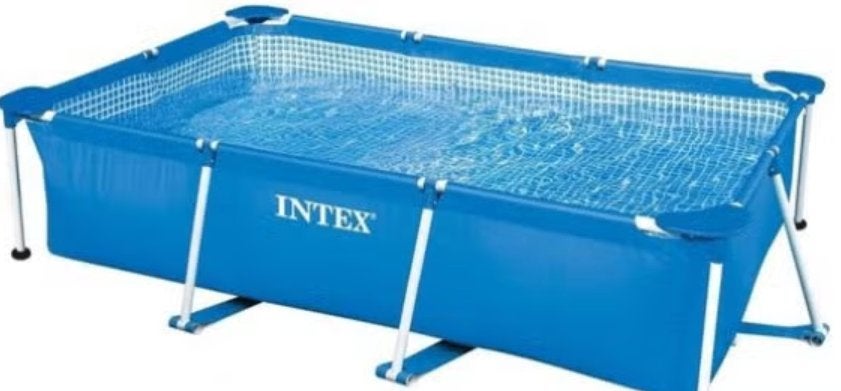 Intex zwembadset: frame pool + C600 filterpomp, Tuin en Terras, Ophalen, Zo goed als nieuw, Opzetzwembad