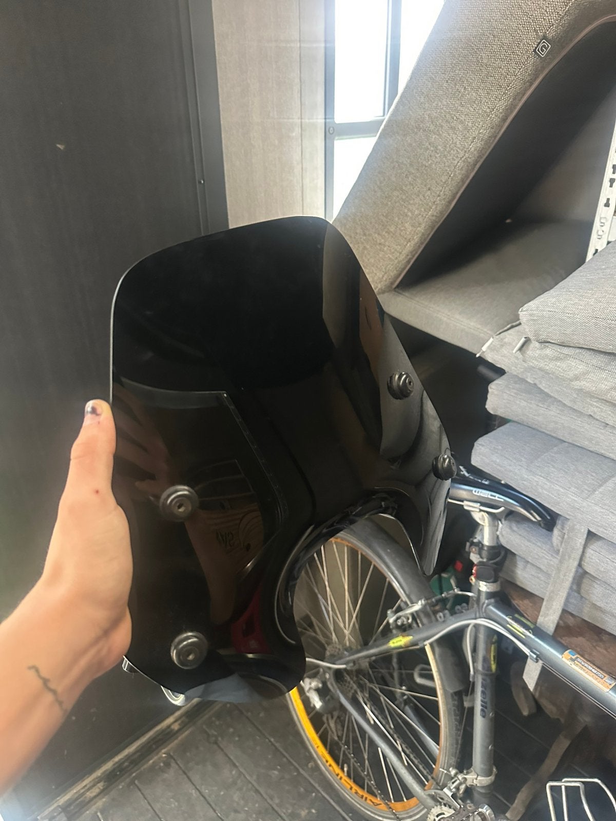 Laag windscherm piaggip zip, Fietsen en Brommers, Ophalen of Verzenden, Zo goed als nieuw