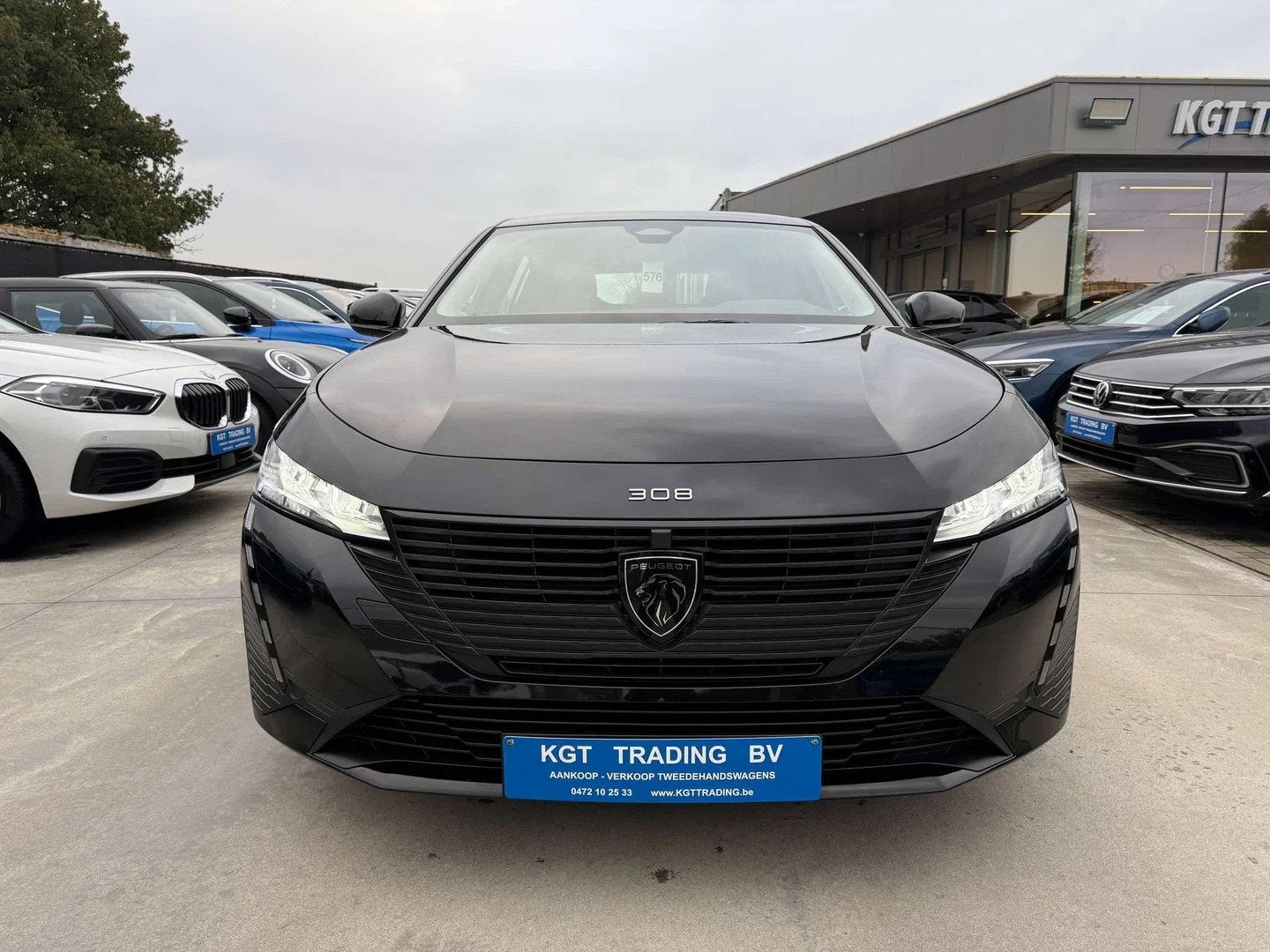 Peugeot 308 1.2i 130PK AUTOMAAT 5-DEURS FULL LED CARPLAY NAV, Auto's, Automaat, Stof, 1199 cc, Zwart
