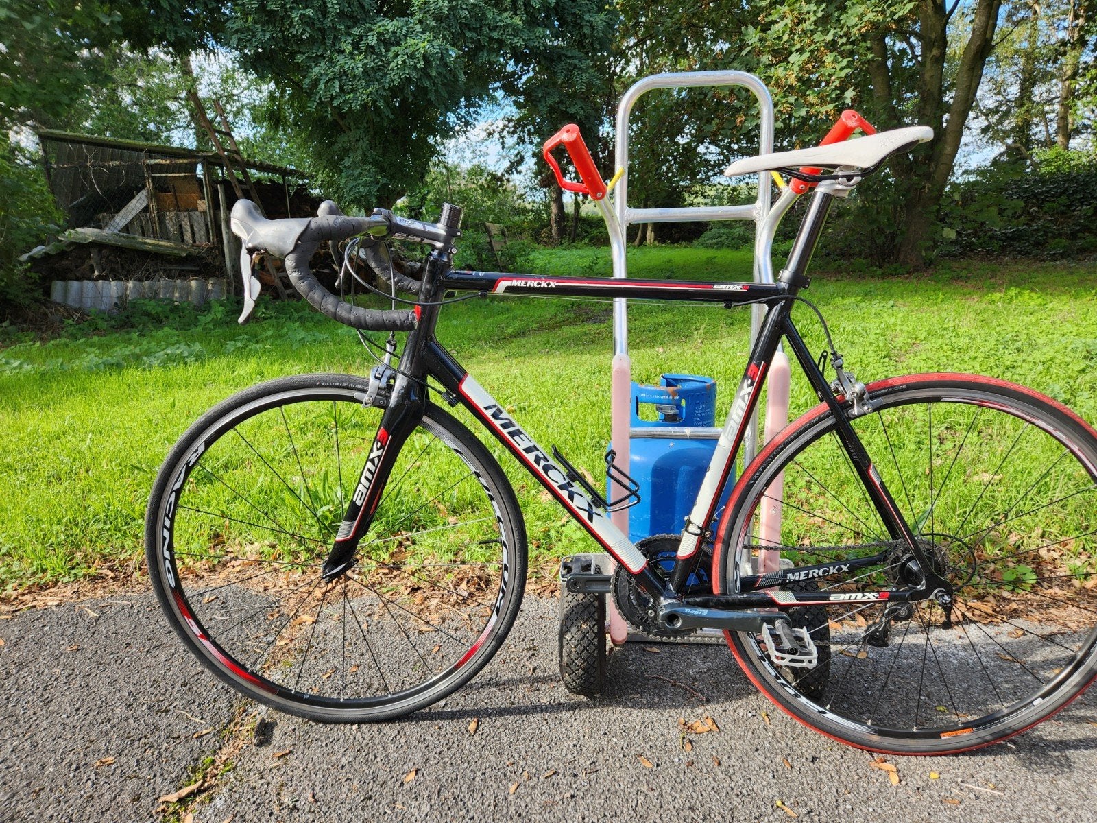 Eddy Merckx EMX Racefiets – Shimano Ultegra/Tiagra –, Fietsen en Brommers, Gebruikt, Velgrem, Aluminium, Ophalen