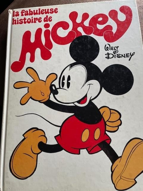 walt disney livre, Collections, Enlèvement ou Envoi, Mickey Mouse, Utilisé, Papier, Carte ou Papeterie
