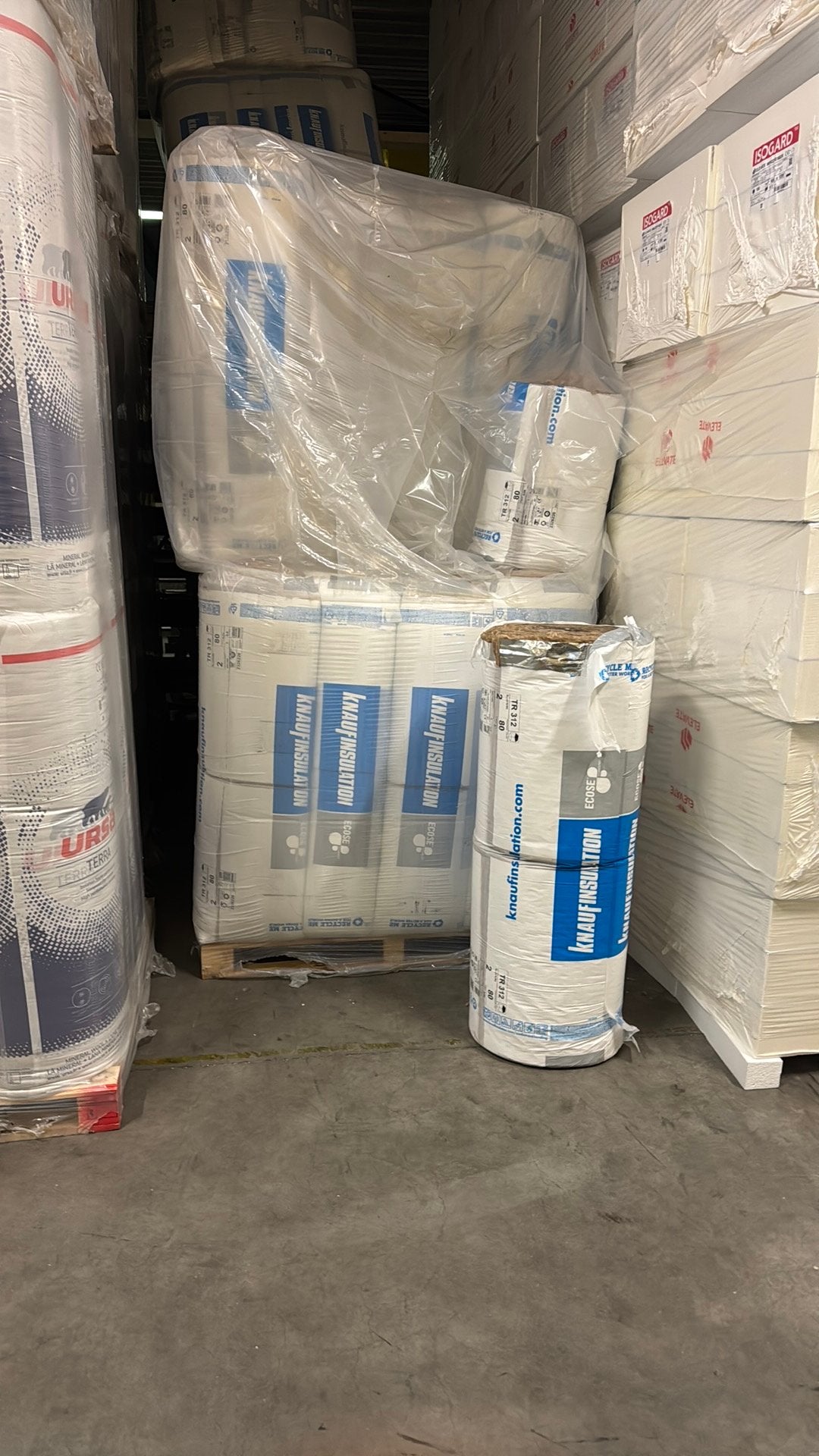 Restpartij glaswol 80mm 2,99 incl btw per m2., Ophalen, Zo goed als nieuw, Glaswol
