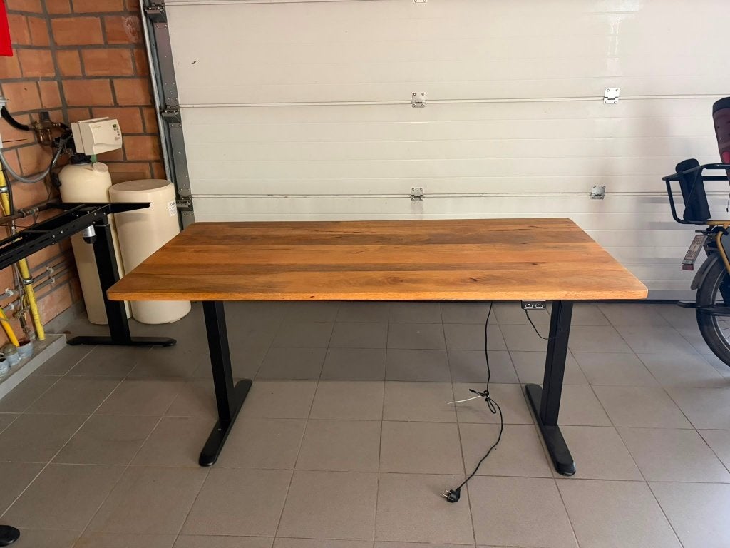 Bureau électrique avec position assise, Maison & Meubles, 160 cm, Électrique, Bureau assis-debout, Comme neuf