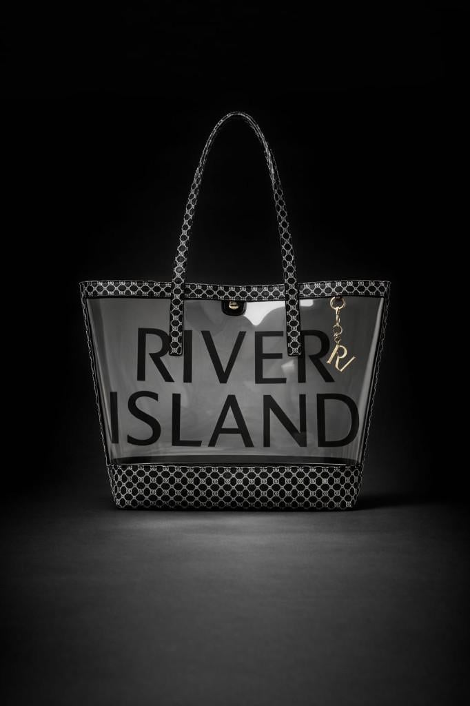 Sac cabas transparent de la marque River Island., Enlèvement ou Envoi, Utilisé, Autres couleurs, Autres types