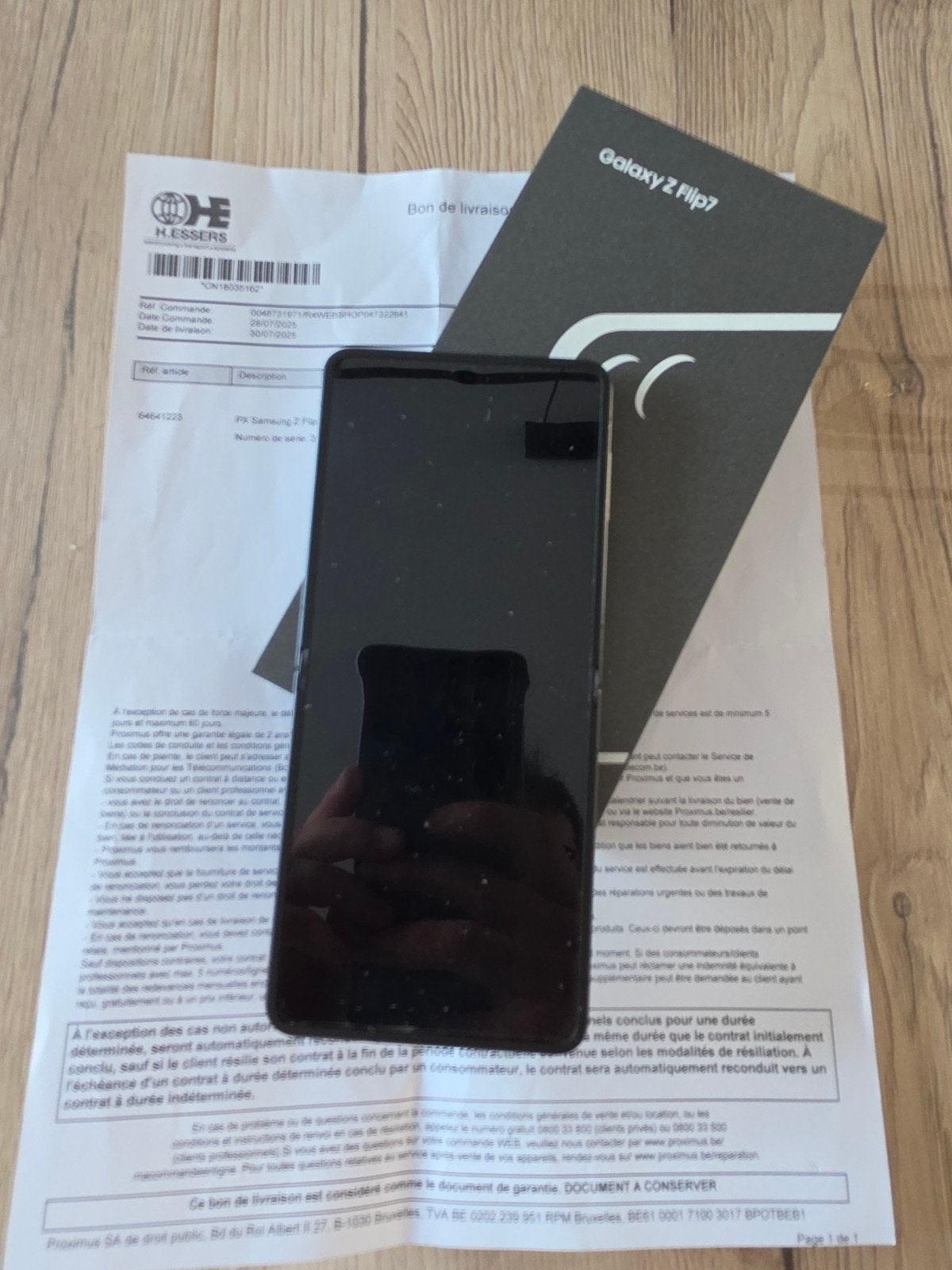 Samsung z flip7 normal, Enlèvement