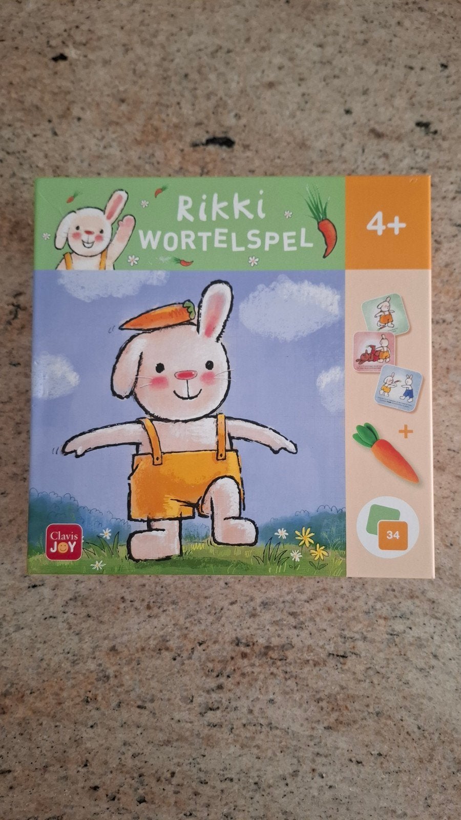 Rikki wortelspel, Een of twee spelers, Ophalen, Zo goed als nieuw, Clavis