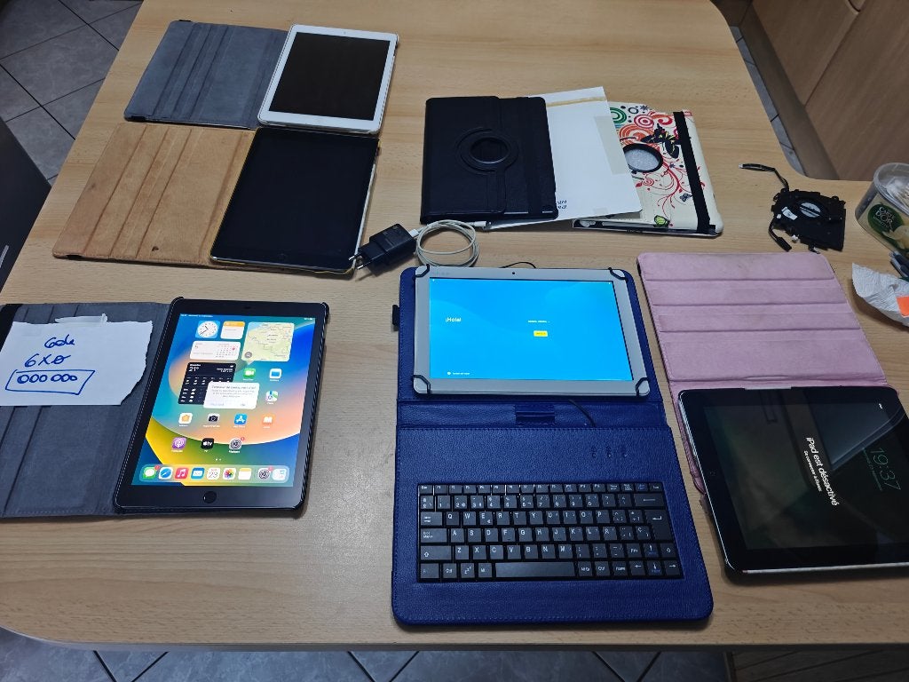 lot de tablette appels et autres, Enlèvement ou Envoi, Apple iPad, 9 pouces, Utilisé