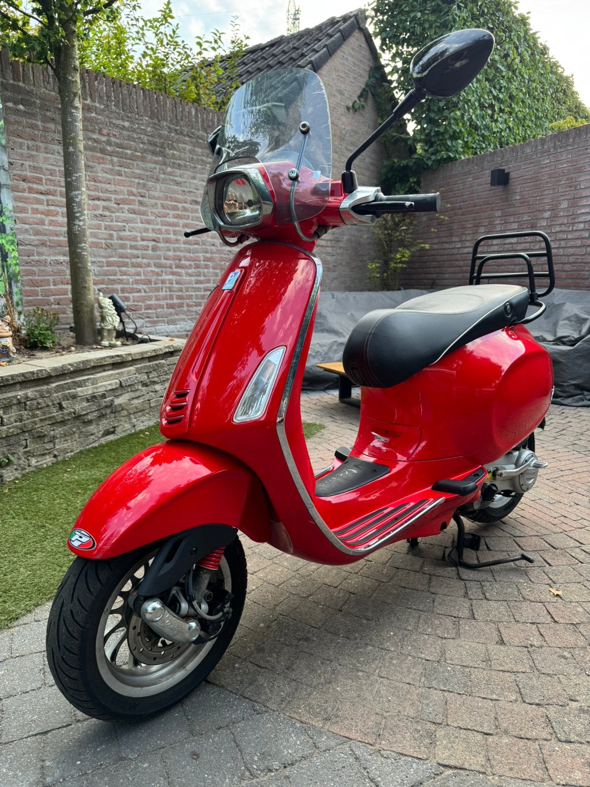 Vespa Sprint 50cc - Rood - 2014, Fietsen en Brommers, Scooters | Vespa, Ophalen, Gebruikt, Vespa S, Klasse B (45 km/u)