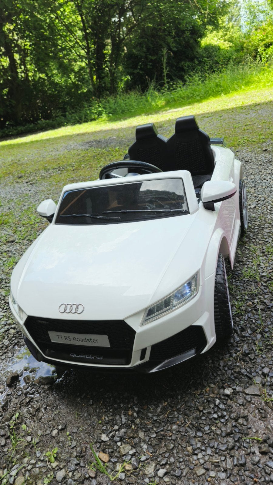 Audi elektrische auto, Ophalen