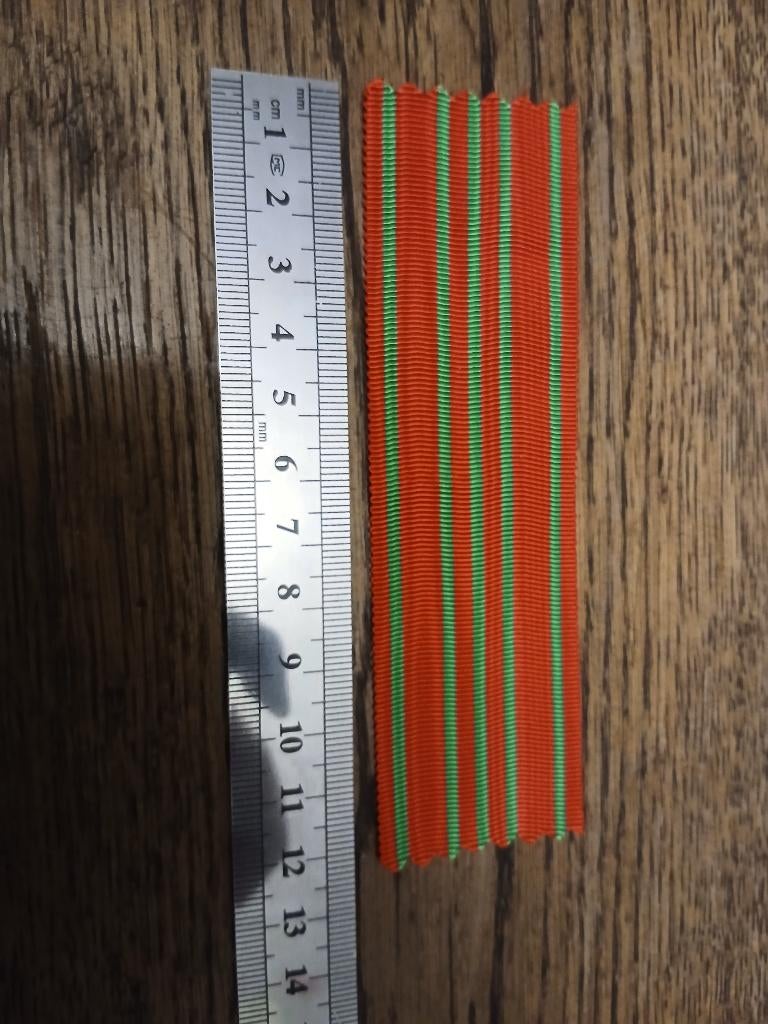 Ruban croix de guerre 14 18, Collections, Objets militaires | Général, Envoi, Armée de terre, Ruban, Médaille ou Ailes