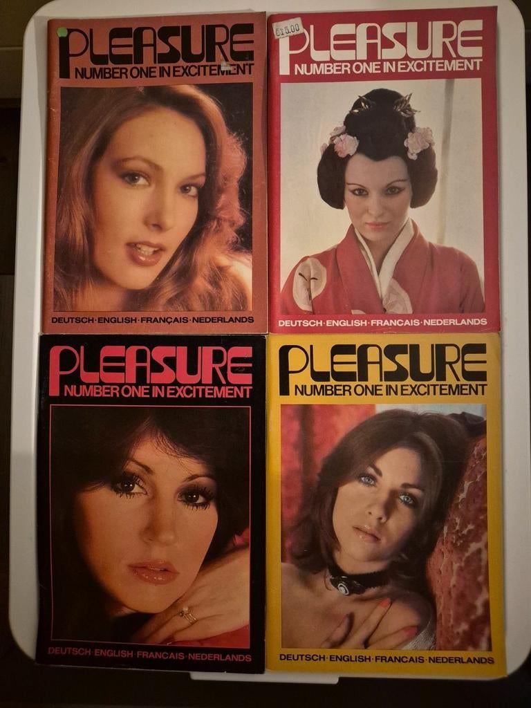 Lot de 4x magazines Pleasures pour les passionnés, Enlèvement ou Envoi