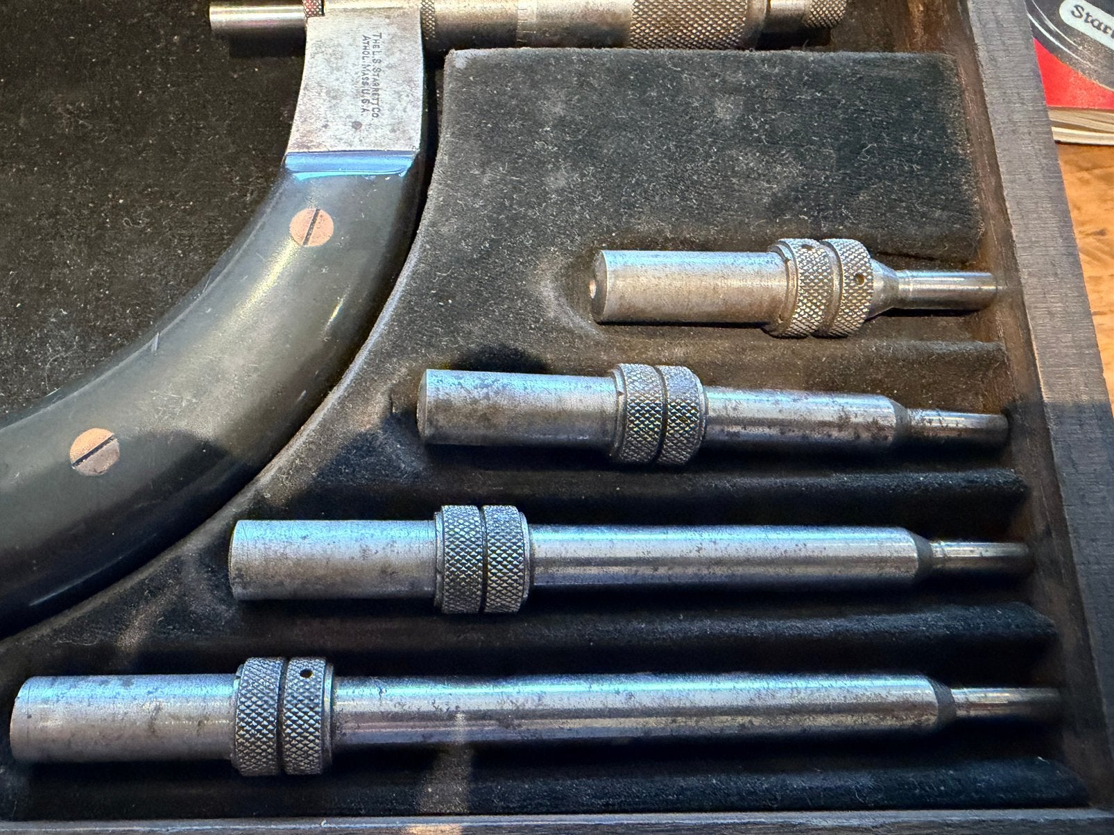 Micromètre Starrett n 127 vintage, Enlèvement ou Envoi, Utilisé