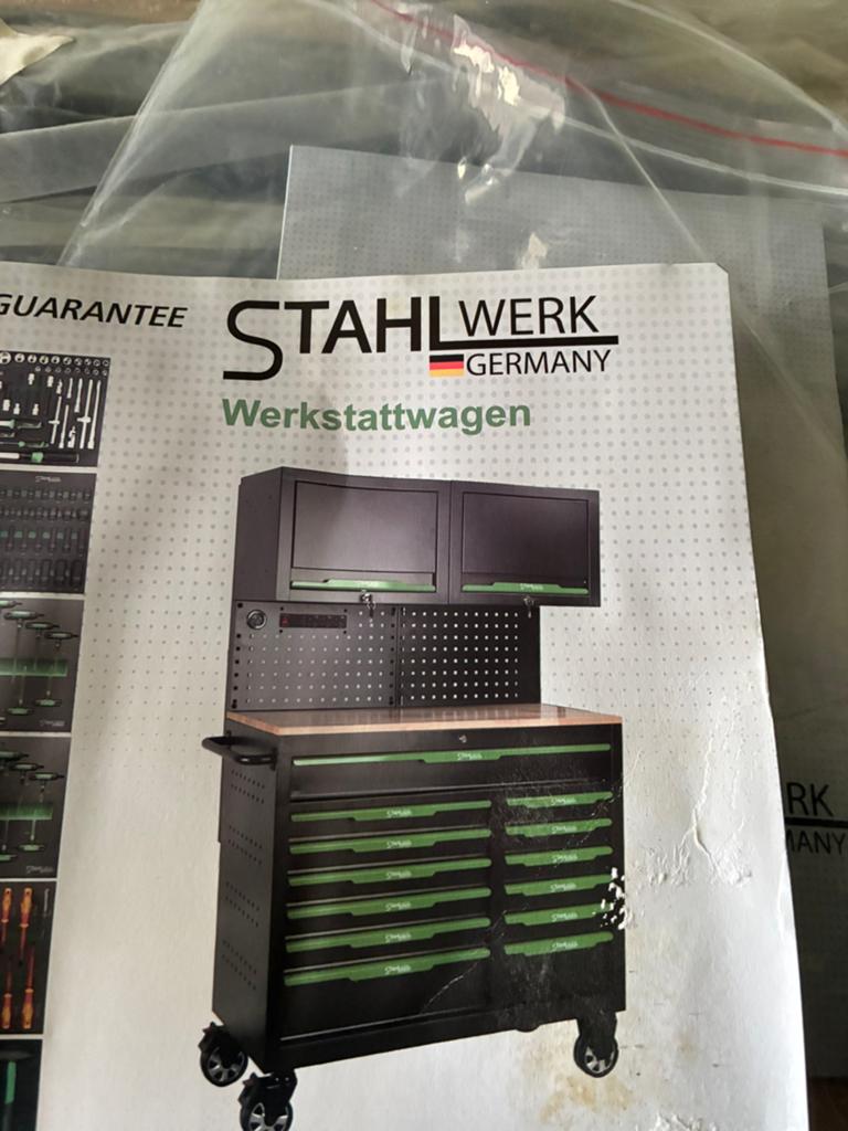 Stahlwerk gevulde gereedschapswagen, Autos : Divers, Outils de voiture, Enlèvement, Neuf