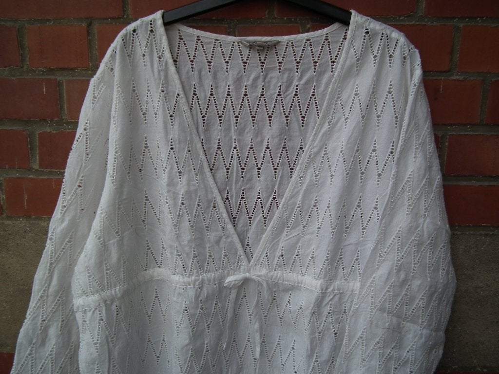 Tunique de plage pour femme. Taille 48.  (Marks & Spencer), Taille 46/48 (XL) ou plus grande, Marks & Spencer, Comme neuf, Blanc