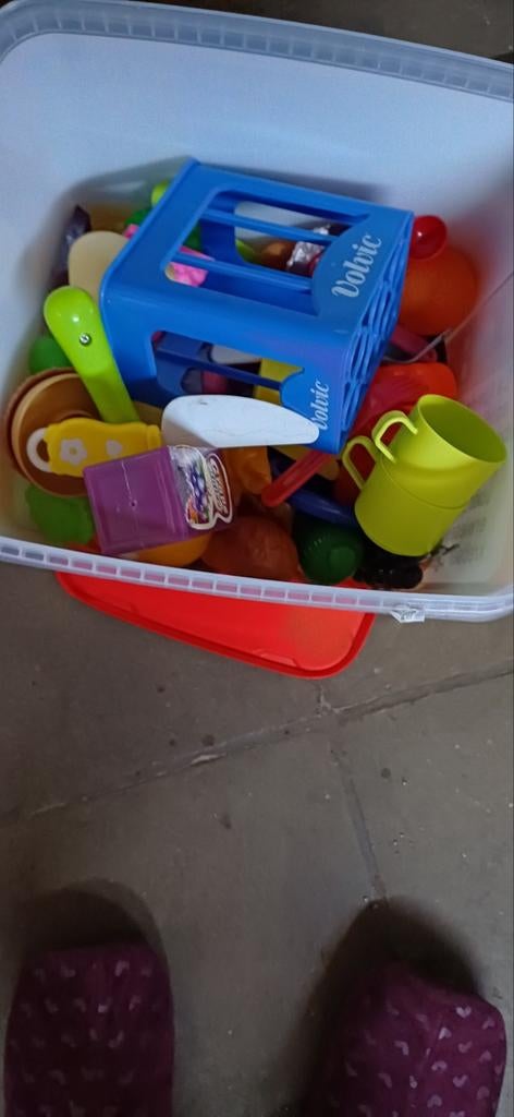 Speelgoed keukentje, Ophalen