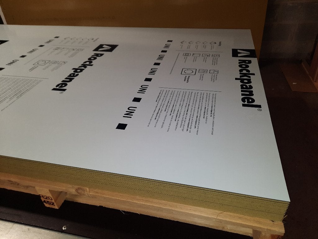 Nieuwe Rockpanel panelen lichtgrijs (RAL7035) spotprijs €180, Tuin en Terras, Ophalen of Verzenden, Nieuw