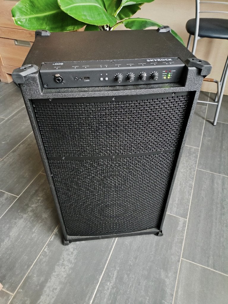 Haut-parleur mobile IMG Skyrock 15 pouces, TV, Hi-fi & Vidéo, Enceintes, Enceinte portable, Comme neuf, Enlèvement, 150 watts ou plus