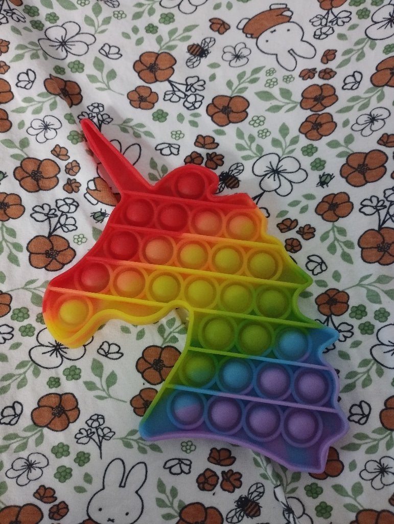 Pop it eenhoorn, Ophalen, Gebruikt, Puzzelen