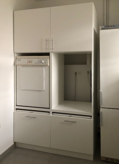 kast voor wasmachine en droogkast, Ophalen, Zo goed als nieuw