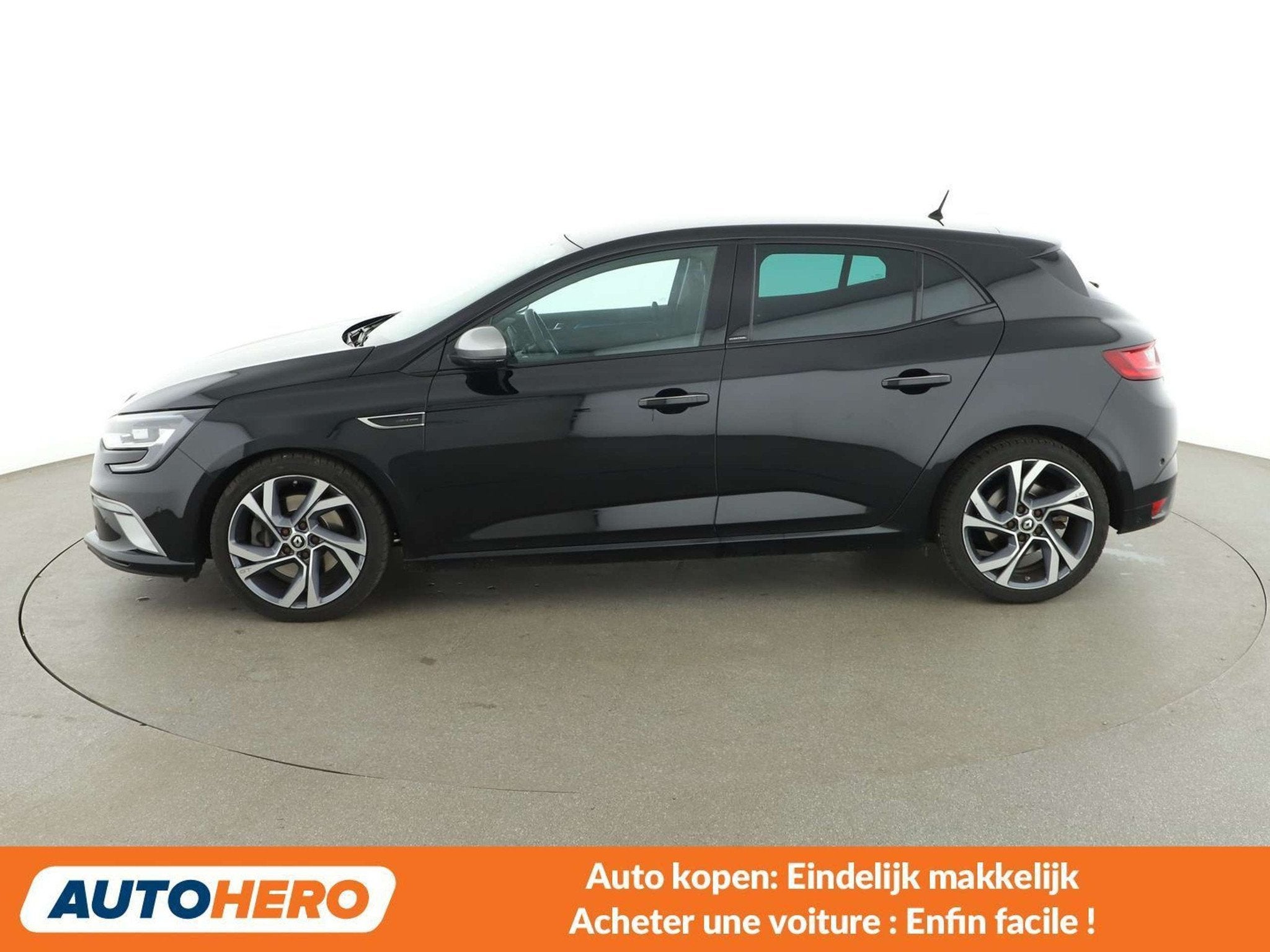 Renault Mégane 1.6 TCe Energy GT (bj 2018, automaat), Gebruikt, Zwart, Zwart, 5 deurs