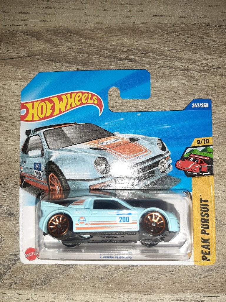 Hot Wheels Ford RS200, Ophalen of Verzenden, Zo goed als nieuw, Auto