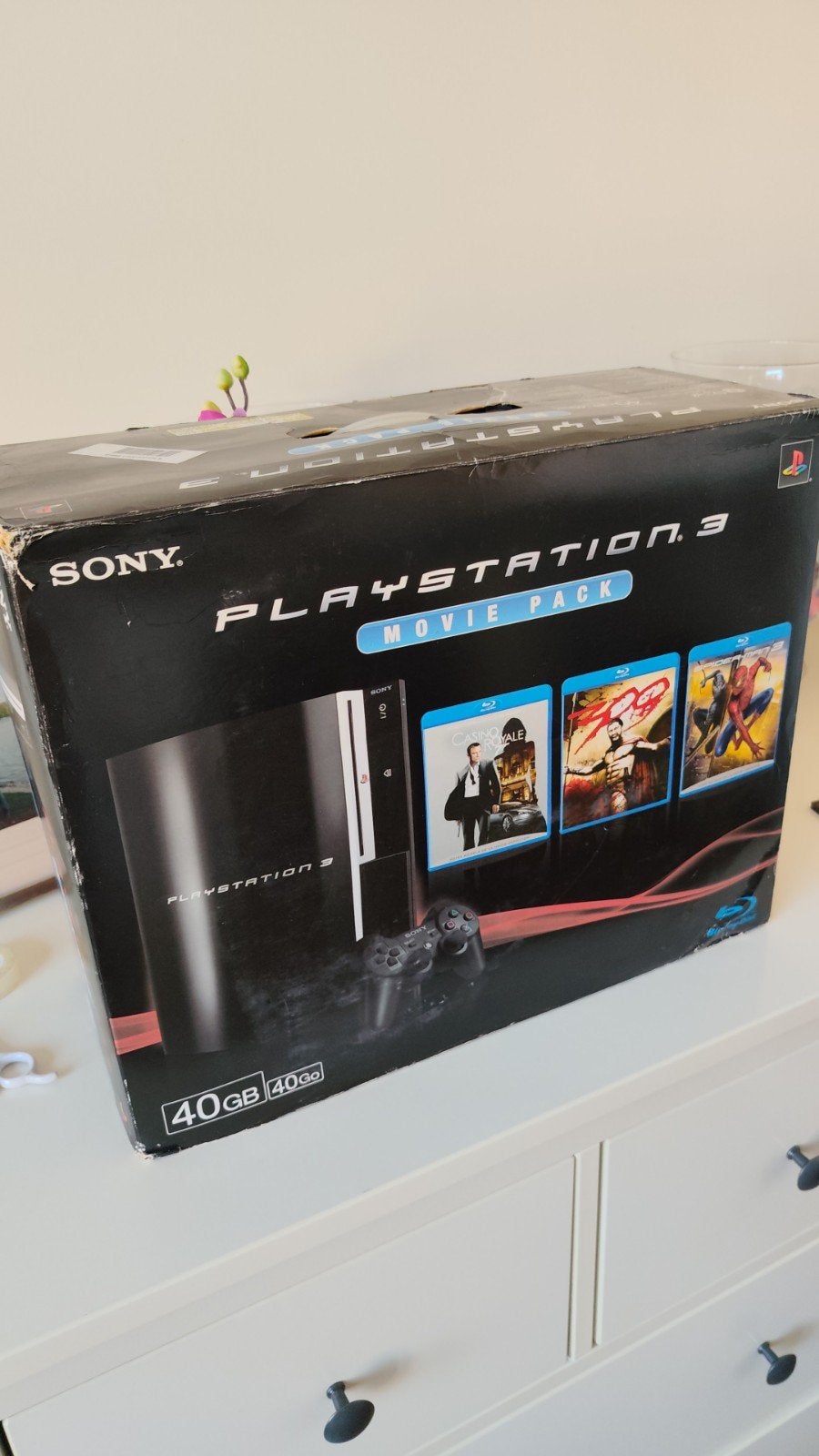 1 playstation 3 fat 40gb en boîte avec fourreau dvd, Enlèvement ou Envoi