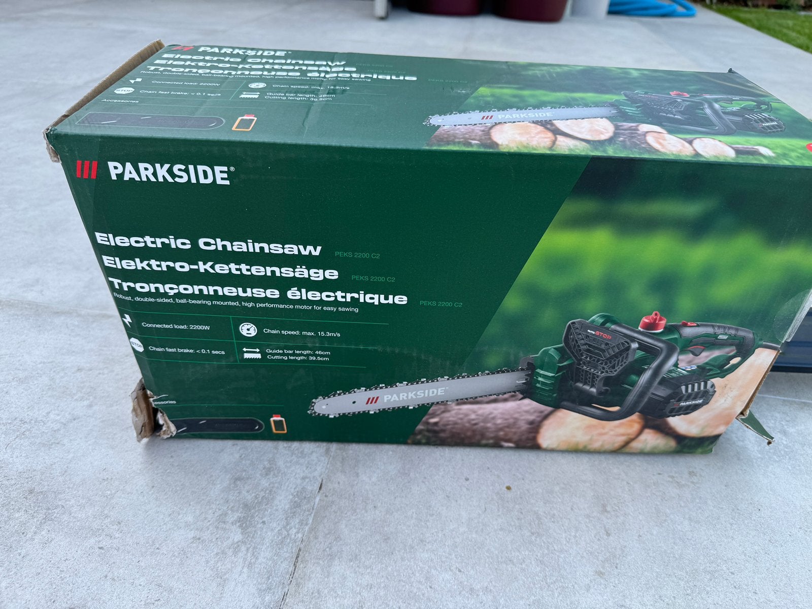 Parkside electric chainsaw (new), Ophalen, Nieuw